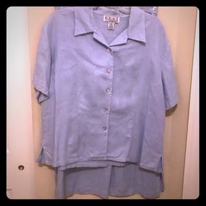2 Piece linen skirt & blouse set RELISTED